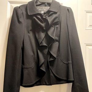 EUC INC Jacket with Ruffled Zipper - Size Large